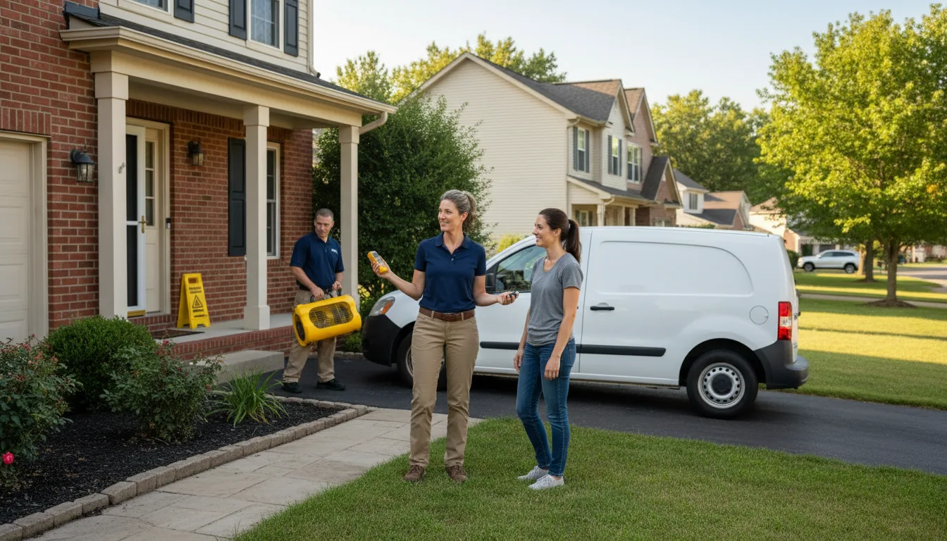 Residential water damage restoration in Costa Mesa, CA